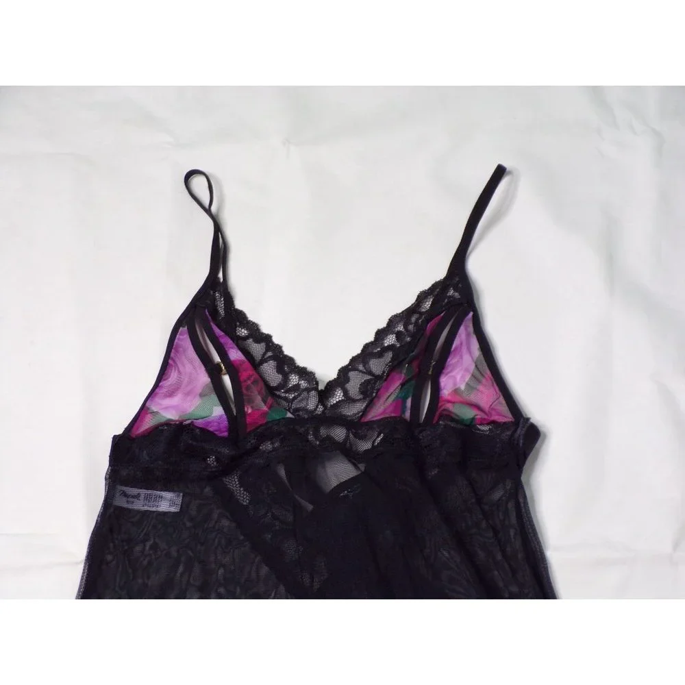 Victoria's Secret Bustier Garter 36D & Mapale Nightie M/L - Picture 2 of 10